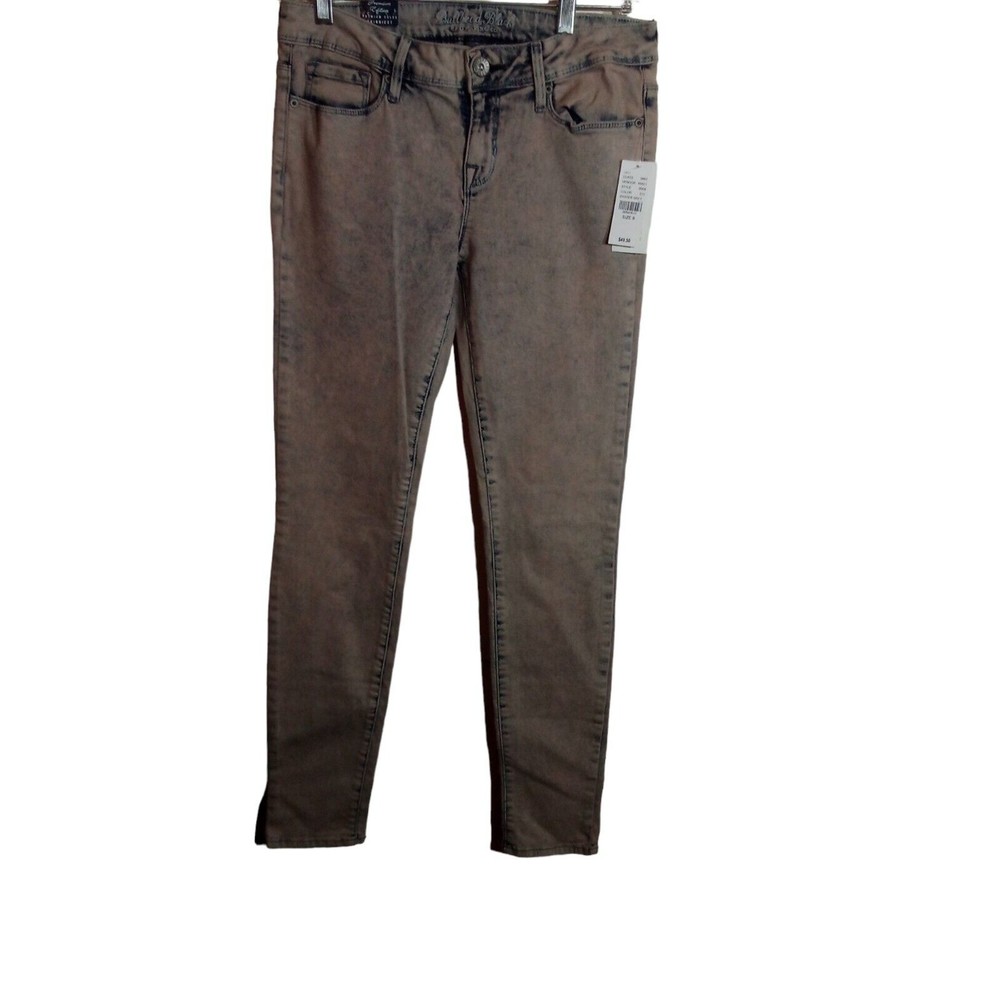 Juniors Pac Sun Oyster Gray Skinniest Denim Jeans New With Tags Size 9‎